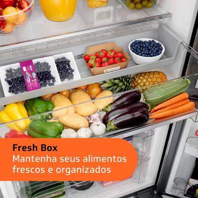 Geladeira Brastemp BRO85AK Frost Free French Door A+++ 554L Inox 220V BRO85AKBNA