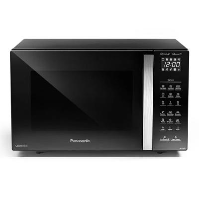 Micro-ondas Panasonic de Bancada Tecnologia Dupla Refeição Preto 30L 110V NN-GT68LBRUN