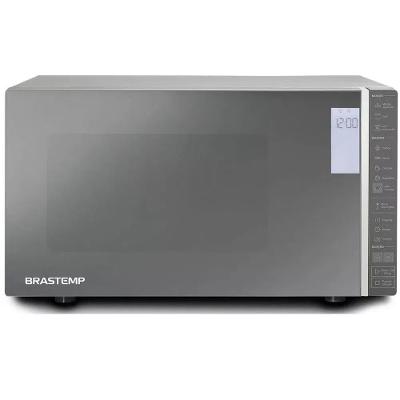 Micro-ondas Brastemp de Bancada Espelhado Grill 32L Inox 220V BMG45ARBNA