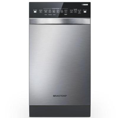 Lava-Louças Brastemp Inox 10 Serviços com Painel Touch e Ciclo Pesado – BLF10BRBNA 220V