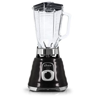 Liquidificador Oster 1,25L Preto 110V, 700W, Jarra de Vidro e Lâminas Inox - BLST4655B-017