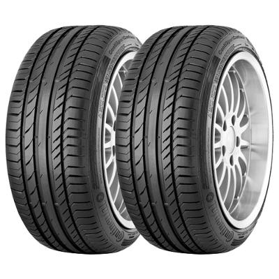 Jogo 2 Pneus Continental Aro 17 ContiSportContact 5 MOE 225/50R17 94W Run Flat