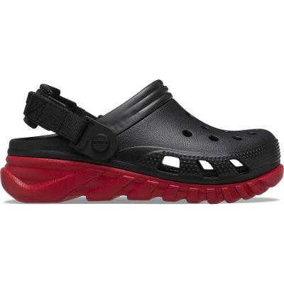 Sandália crocs duet max ii clog t black/varsity red