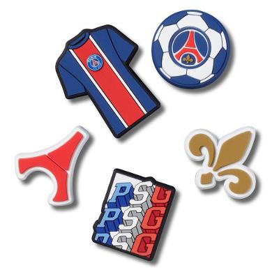 Jibbitz™ paris st germain pack com 5 peças unico
