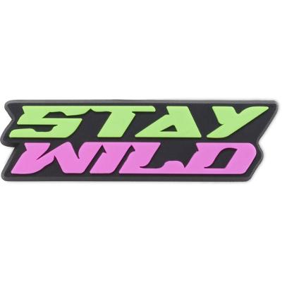 Jibbitz™ stay wild neon unico