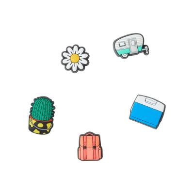 Jibbitz™ camping girl pack com 5 unico