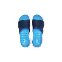 Chinelo crocs literide slide navy/white - 3