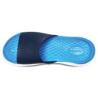 Chinelo crocs literide slide navy/white - 5