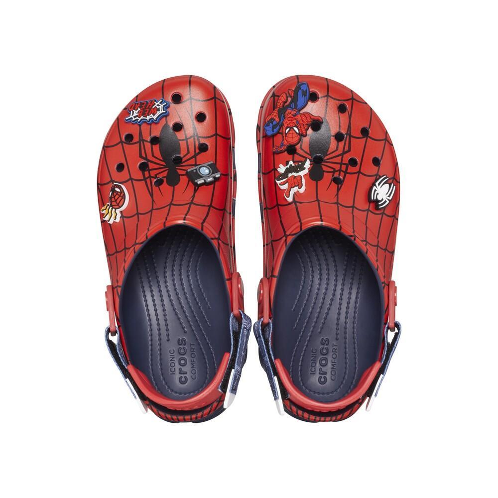 Sandália crocs team spiderman all terrian clog navy - 5