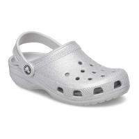 Sandália crocs classic clog glitter infantil silver glitter - 1