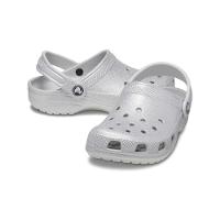 Sandália crocs classic clog glitter infantil silver glitter - 6