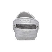 Sandália crocs classic clog glitter infantil silver glitter - 5