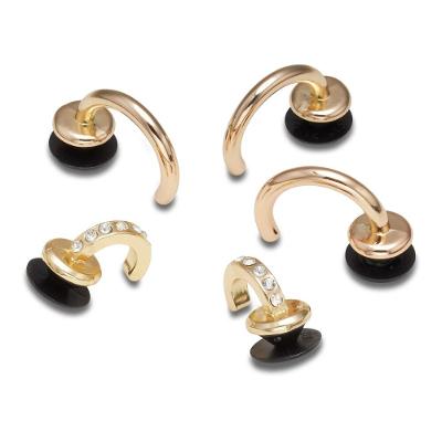 Jibbitz™ summer nostalgia dourado pack com 5 unidades unico