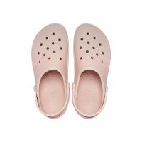 Sandália crocband off court clog  pink clay