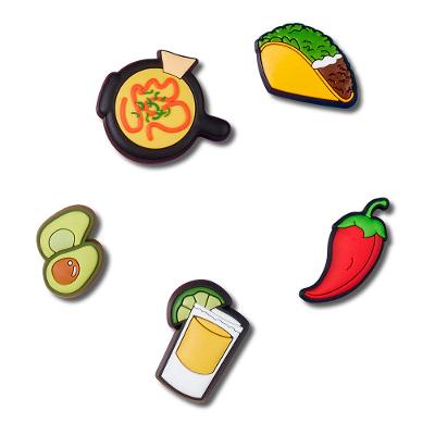 Jibbitz™ comida mexicana pack com 5 peças unico