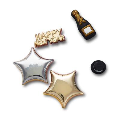 Jibbitz™ balões de ano novo pack 5 unico