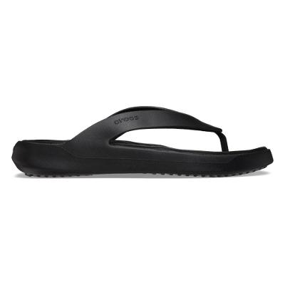 Chinelo crocs getaway flip black