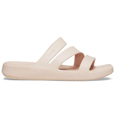 Sandália crocs getaway strappy quartz