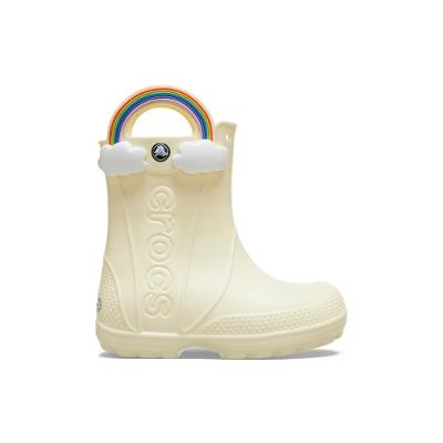 Bota crocs handle it rain boot k buttercream