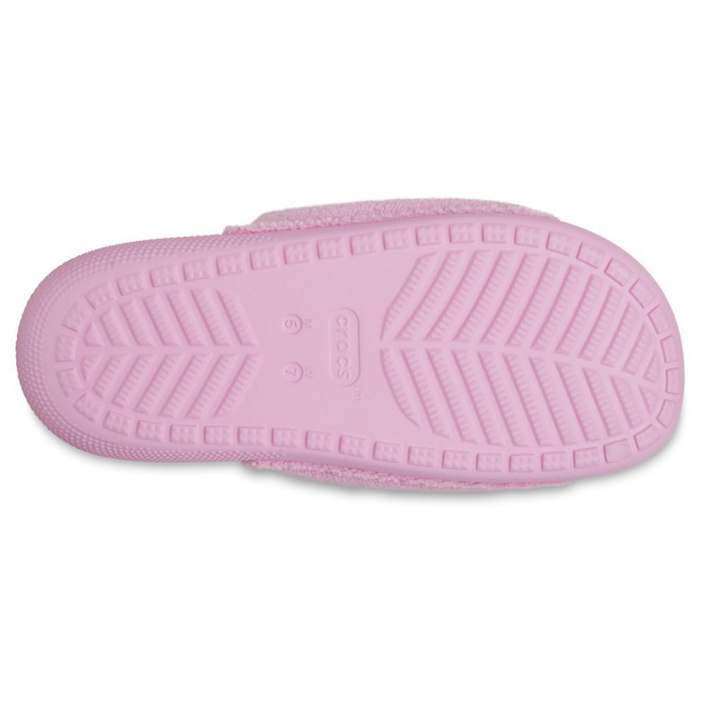 Chinelo crocs classic towel slide pink tweed - 4