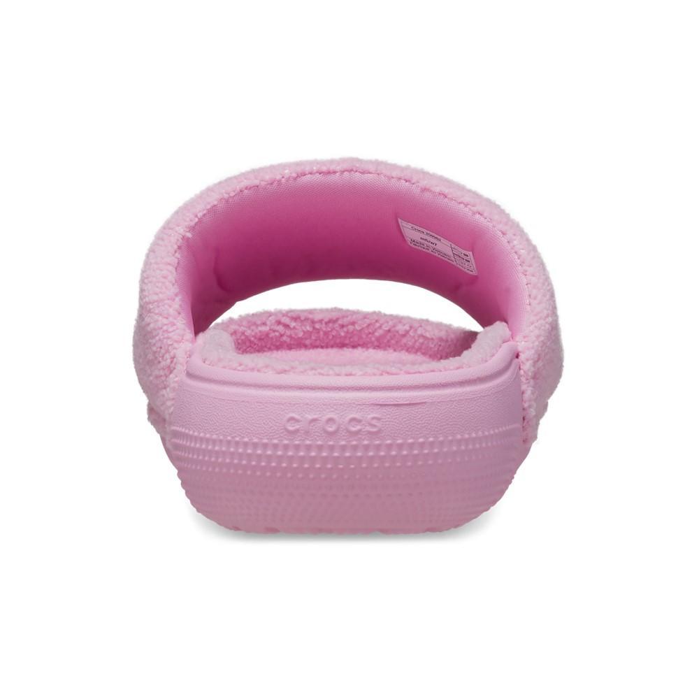 Chinelo crocs classic towel slide pink tweed - 5