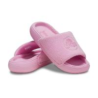 Chinelo crocs classic towel slide pink tweed - 6