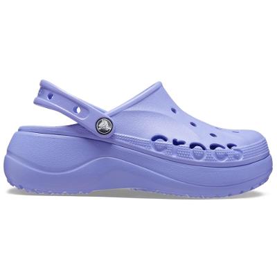 Sandália crocs baya plataform clog digital violet