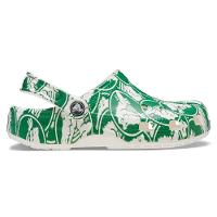 Sandália crocs classic duke print clog t green ivy - 1