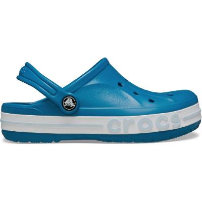 Sandália crocs bayaband clog k ultramarine/mineral blue