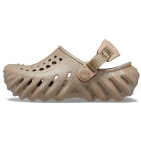 Sandália crocs echo clog t khaki - 2