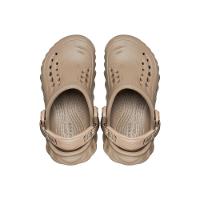 Sandália crocs echo clog t khaki - 6