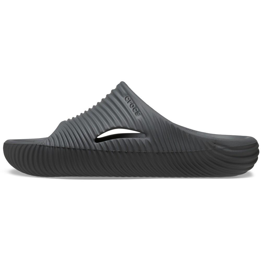 Chinelo crocs mellow tide recovery slide slate grey - 4