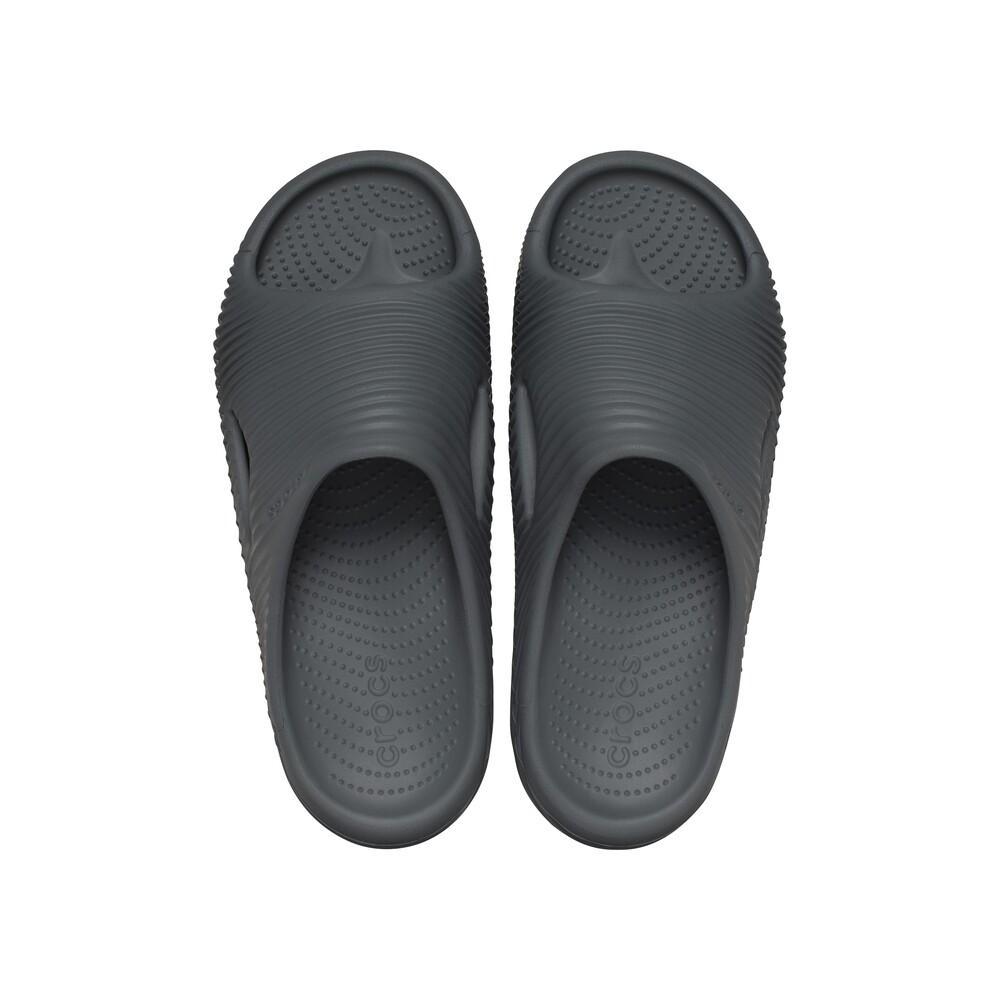 Chinelo crocs mellow tide recovery slide slate grey - 6