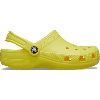 Sandália crocs classic clog kidst
 cyber yellow