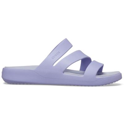 Sandália crocs getaway strappy mystic purple