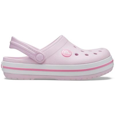 Sandália crocs crocband clog juvenil ballerina pink