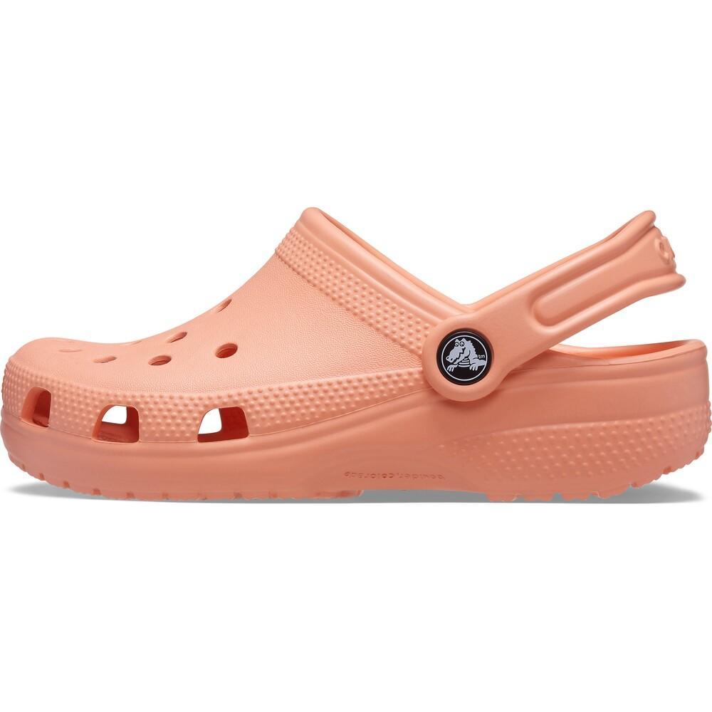 Sandália crocs classic clog kids papaya - 3