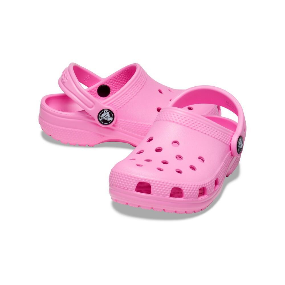 Sandália crocs classic clog kids  taffy pink - 4