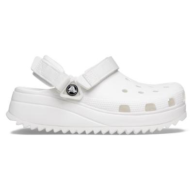 Sandália crocs classic hiker clog white/white