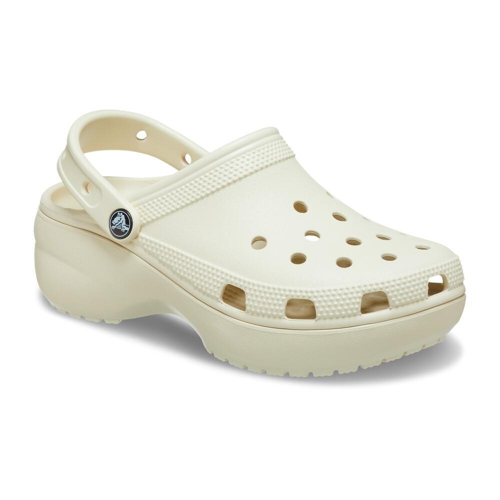 Crocs classic platform clog w
 bone - 2