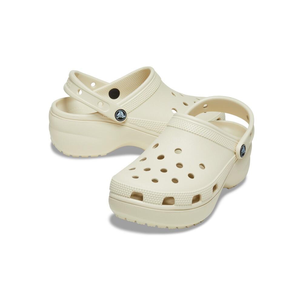 Crocs classic platform clog w
 bone - 3