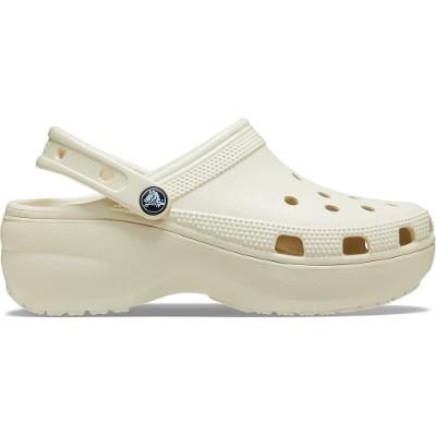 Crocs classic platform clog w
 bone