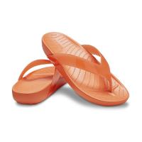 Chinelo crocs splash shine flip persimmon - 3