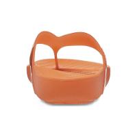 Chinelo crocs splash shine flip persimmon - 6