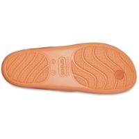 Chinelo crocs splash shine flip persimmon - 7