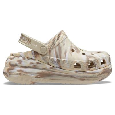 Sandália crocs classic marbled clog bone/multi