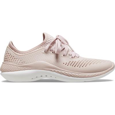 Tênis crocs literide pacer w pink clay/white