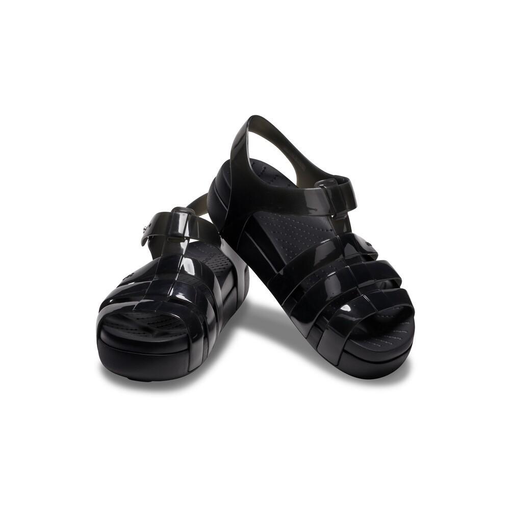 Sandália crocs splash glossy fisherman black - 4