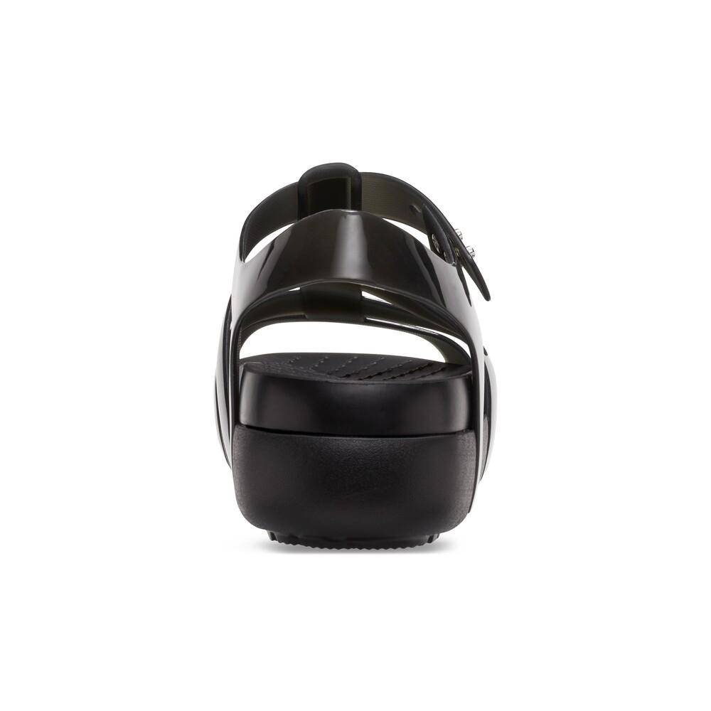 Sandália crocs splash glossy fisherman black - 7