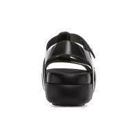 Sandália crocs splash glossy fisherman black